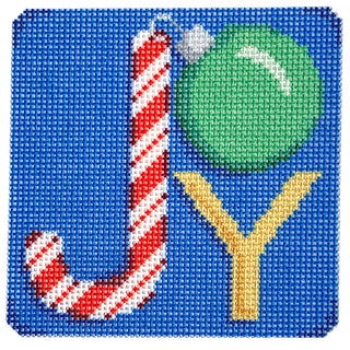 "Joy" Square with Stitch Guide

