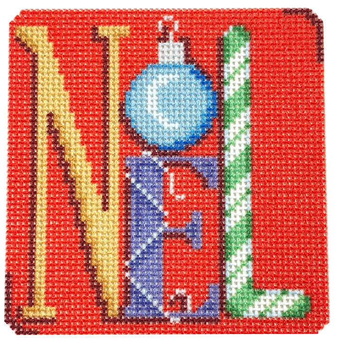 "Noel" Square with Stitch Guide