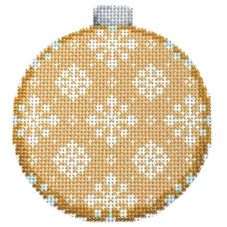Snowflake Repeat on Gold Ball
