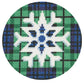 Snowflake on Black Watch with Stitch Guide