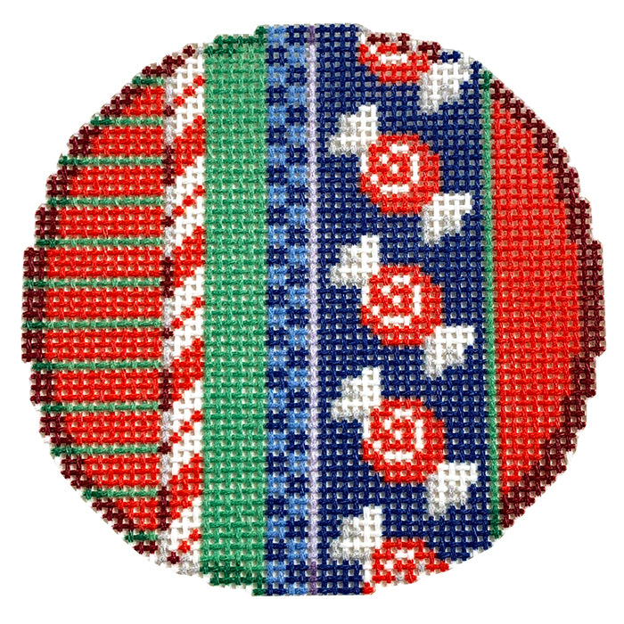 Jolly Stripe Swirl Candy Round
