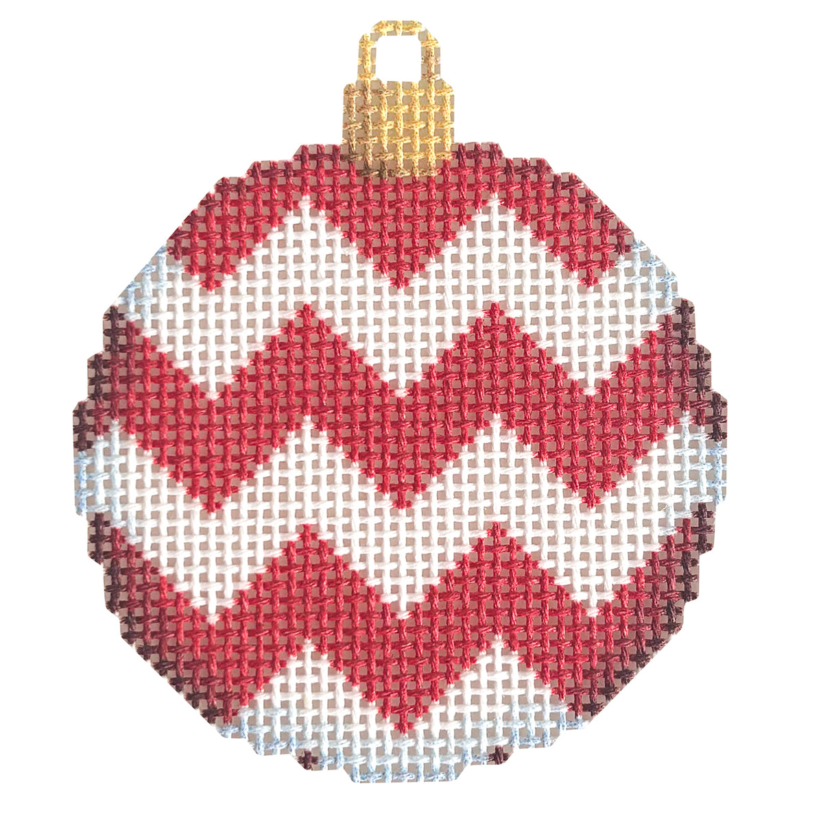 Red Chevron Mini Ball - 1