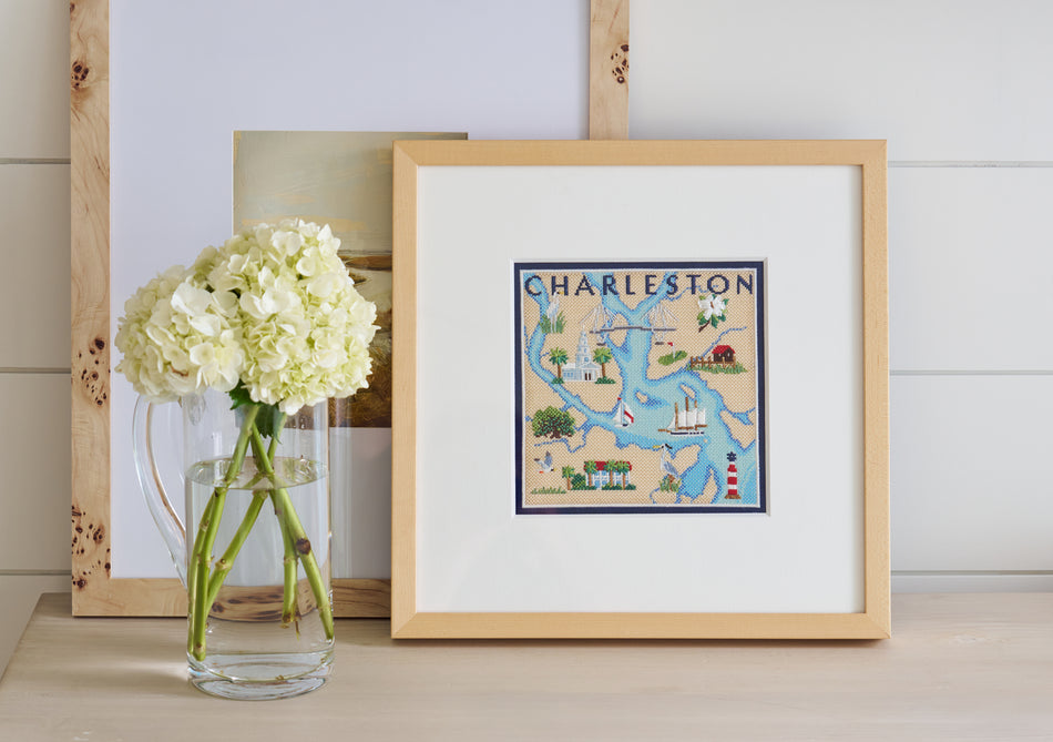 Funky Trees Welcome Sign | Needlepoint.Com