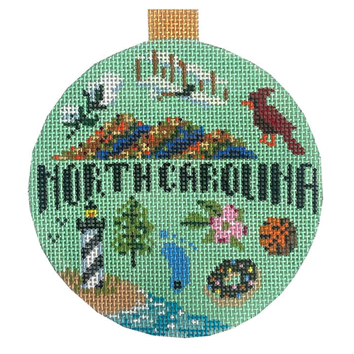 Travel Round - North Carolina with Stitch Guide & Online Class - 1