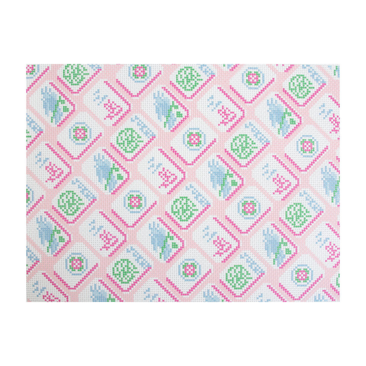 Pink Mahjong Pattern - 1