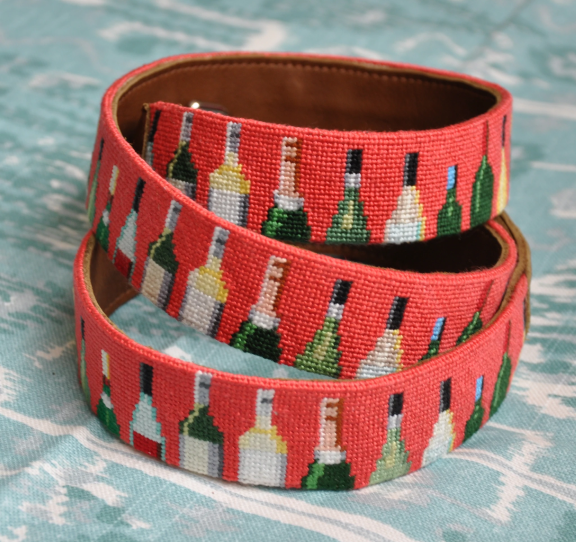 Needlepoint belt finishing best sale