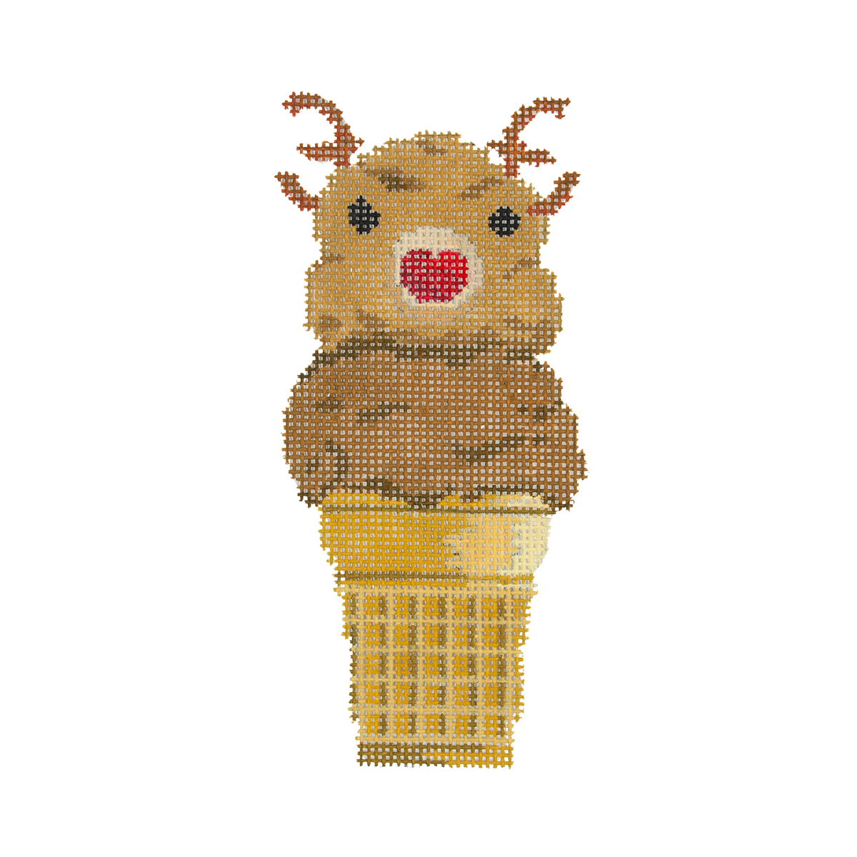 Reindeer, Ice Cream Cone - 1