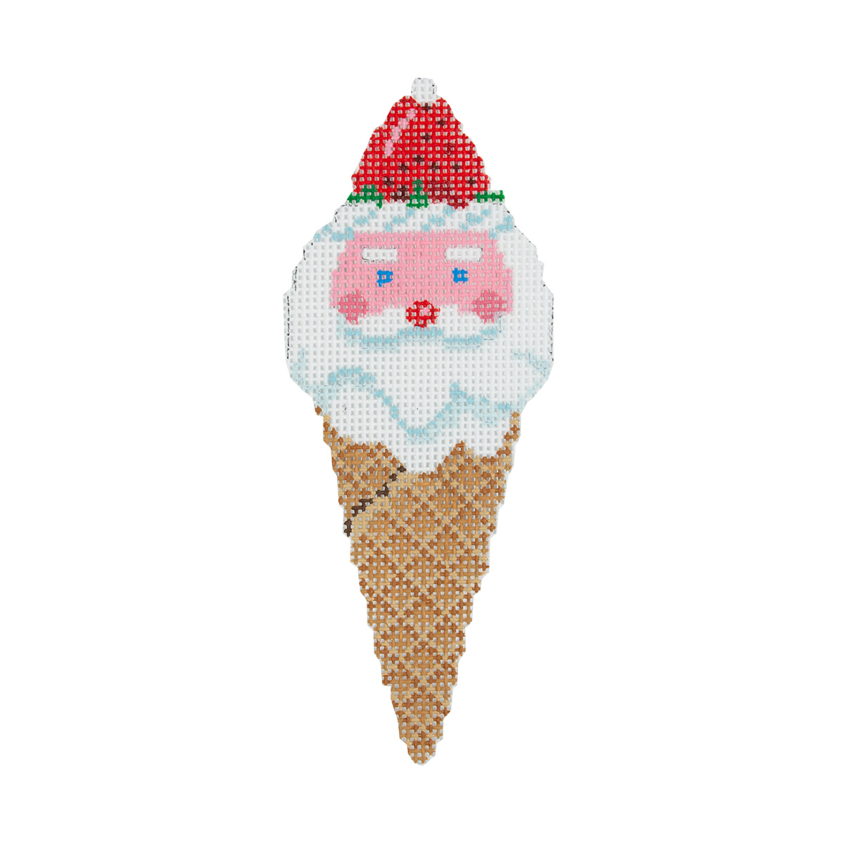 Santa, Ice Cream Cone - 1