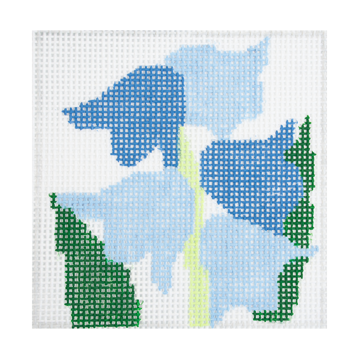 Simple Flower Coaster   Blue Lily of the Valley - 1