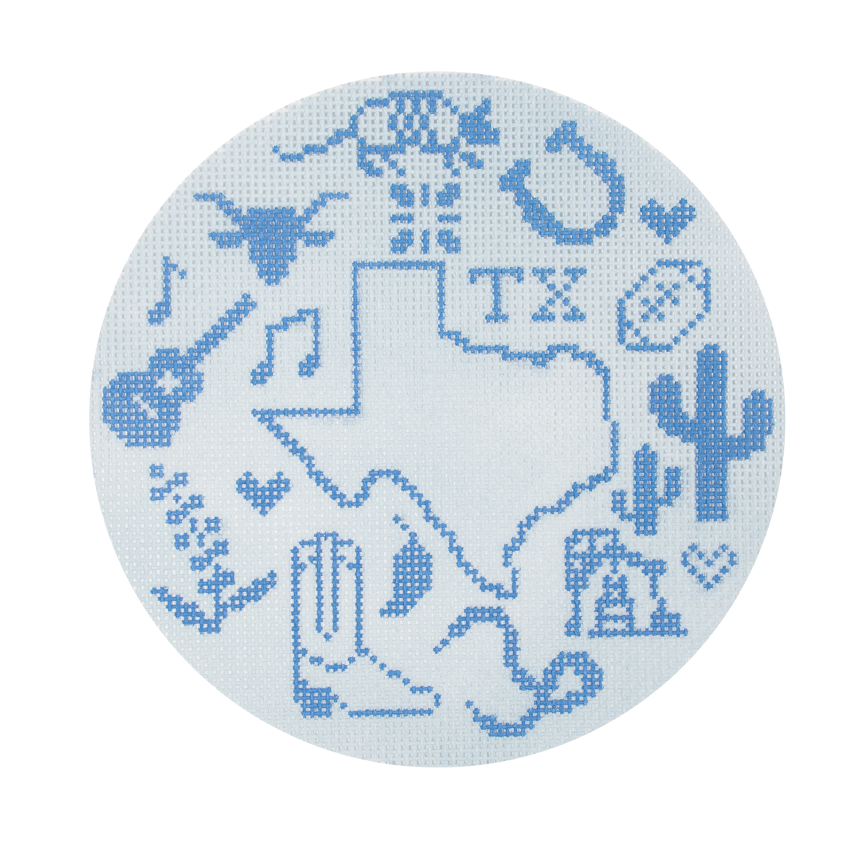 Texas Icons Round - 1