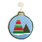 Striped Tree Bauble Ornament Kit