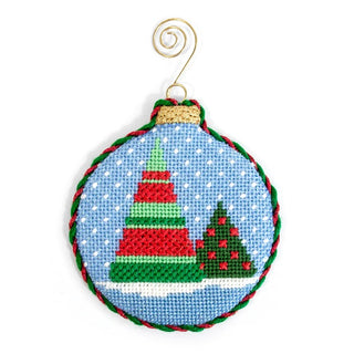 Striped Tree Bauble Ornament Kit
