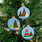 Striped Tree Bauble Ornament Kit