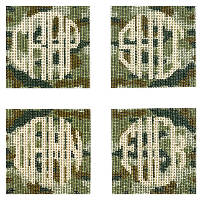 Dirty Coasters - Camo Greens