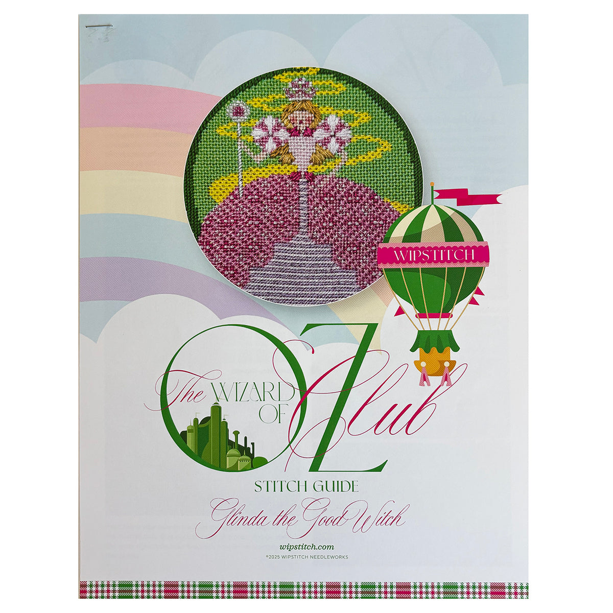 Glinda the Good Witch   Oz Round w/Stitch Guide - 2