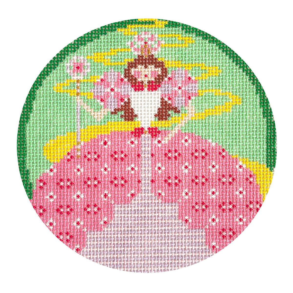 Glinda the Good Witch   Oz Round w/Stitch Guide - 1