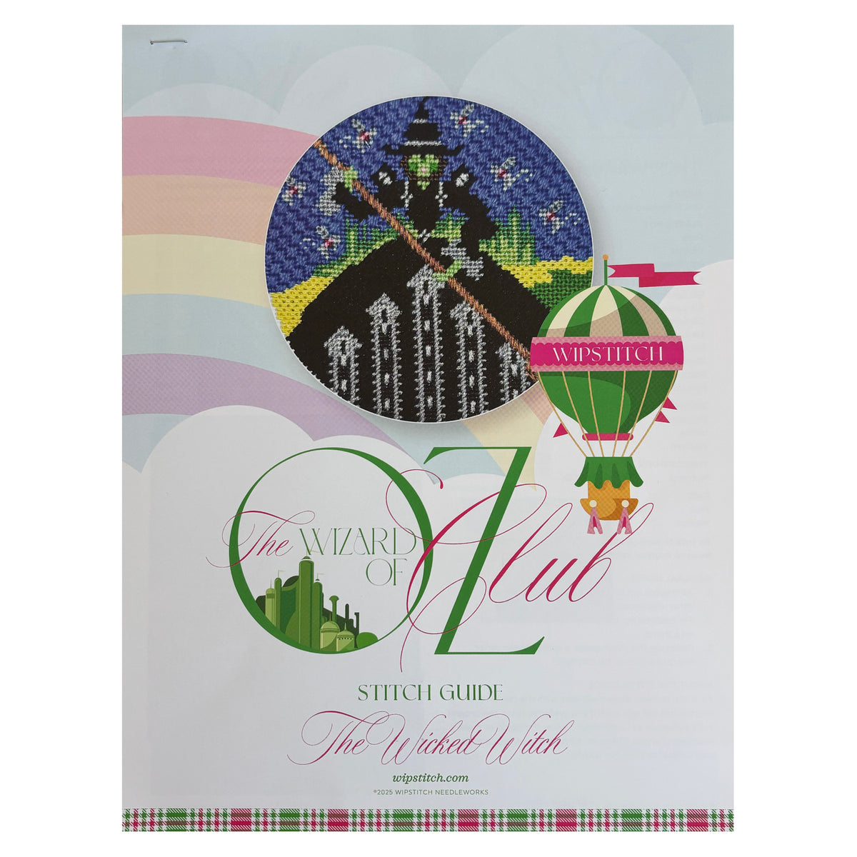 The Wicked Witch   Oz Round w/Stitch Guide - 2