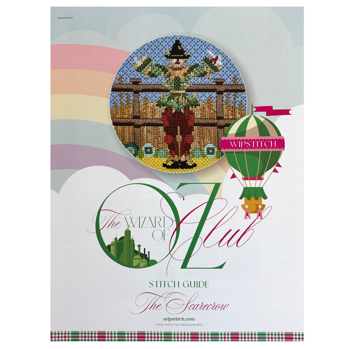 The Scarecrow   Oz Round w/Stitch Guide - 2