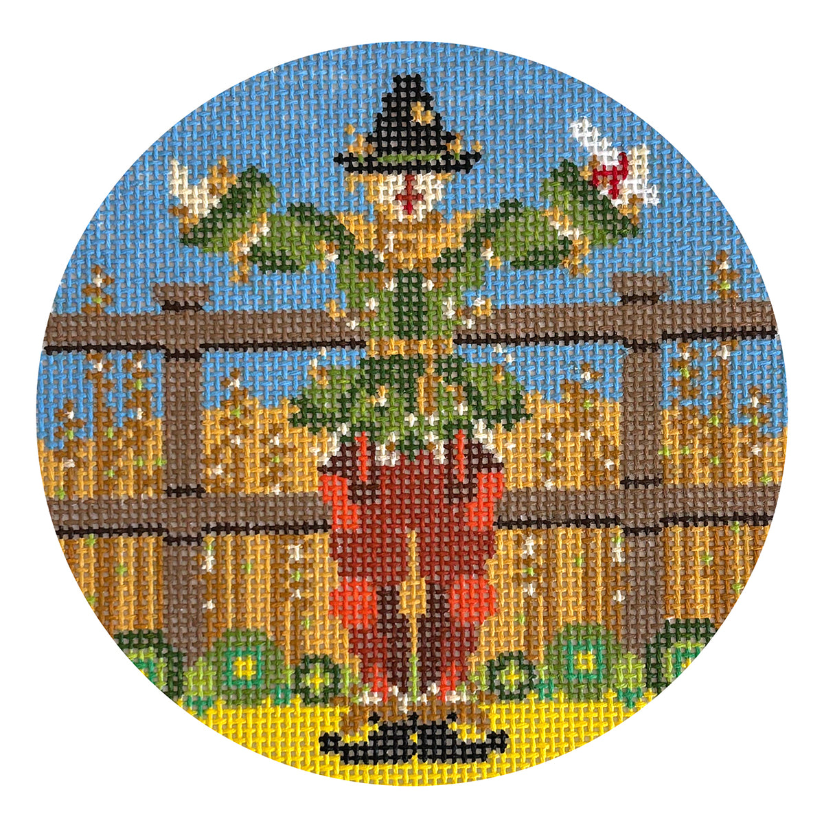 The Scarecrow   Oz Round w/Stitch Guide - 1