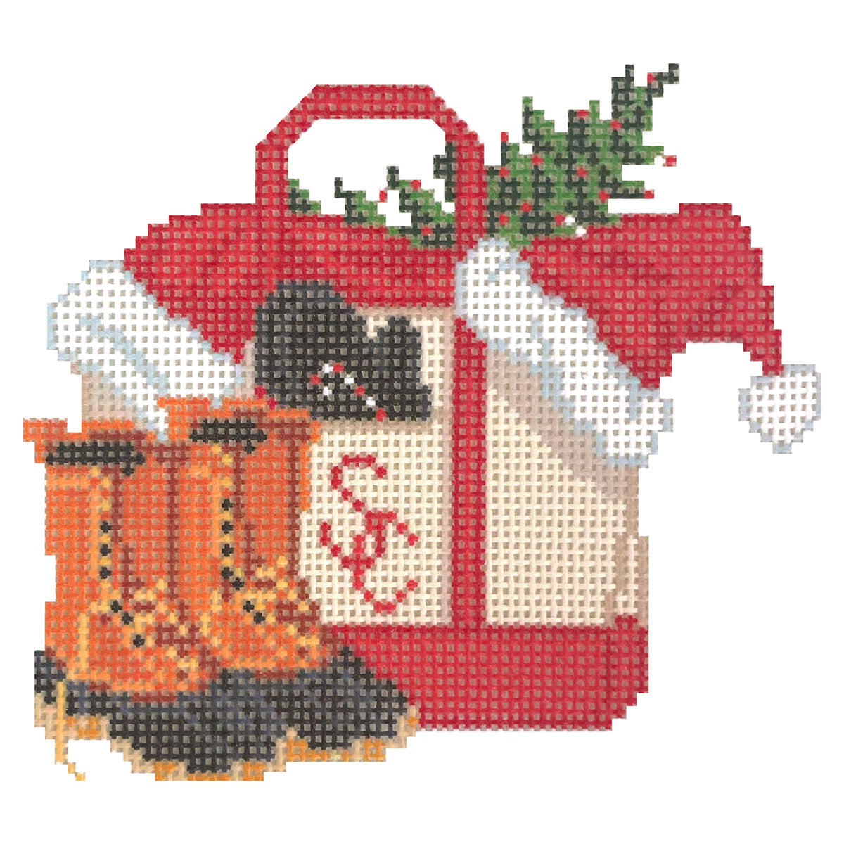 Santa's Tote Ornament - 1