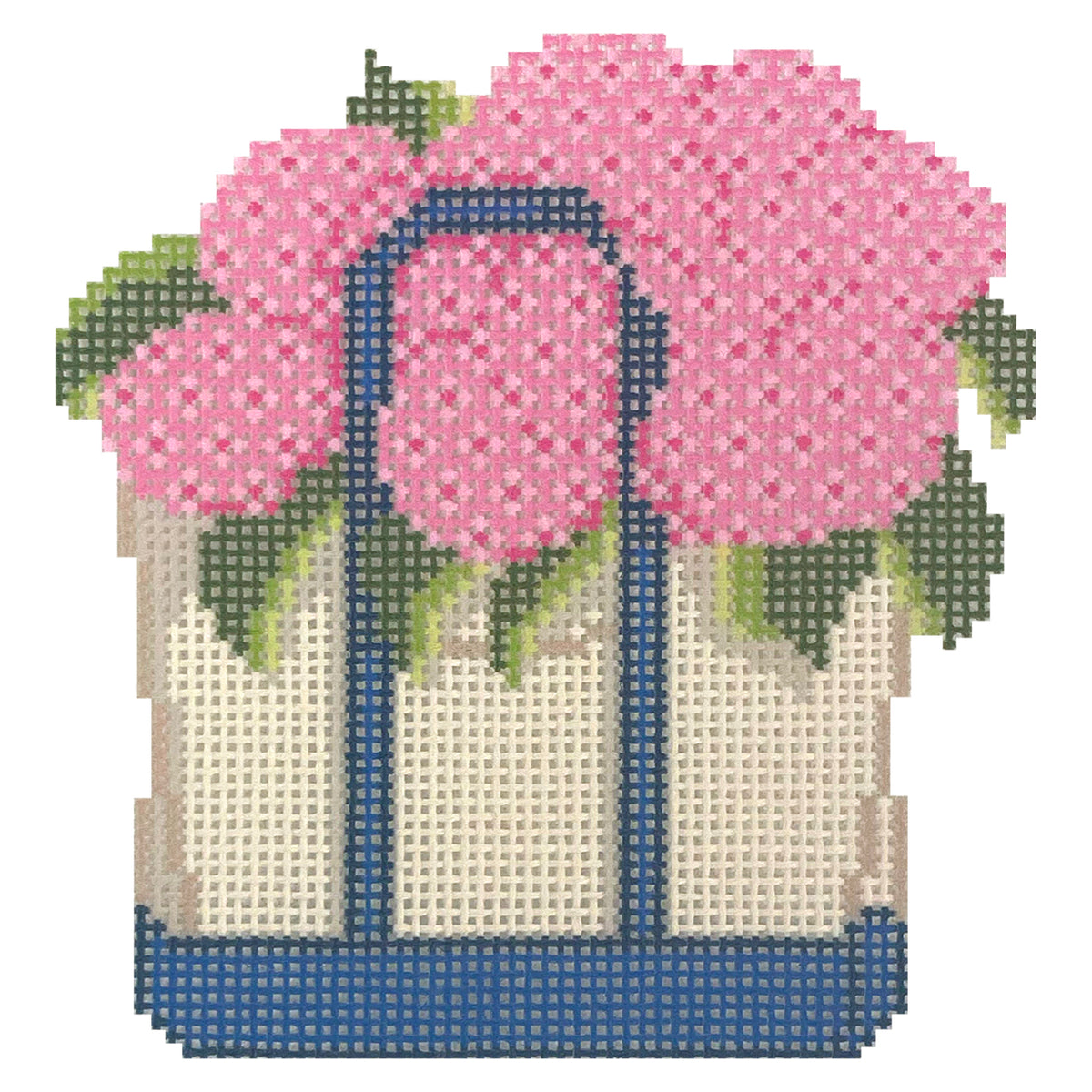 Blooming Hydrangea Tote Ornament   Pink   Day 9 - 1