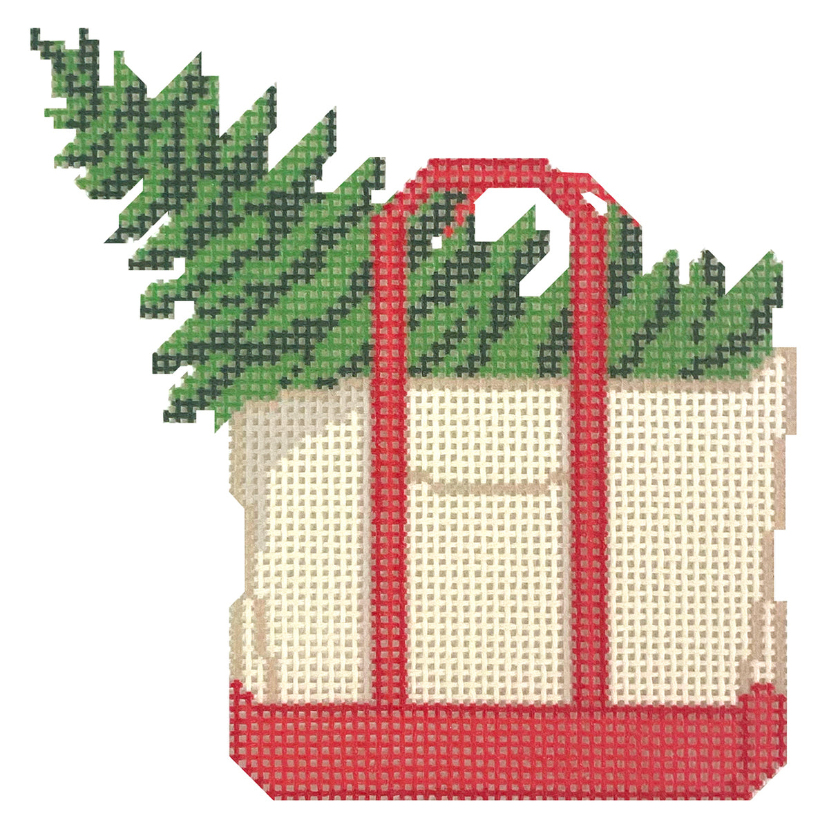 Christmas Tree Tote Ornament - 1