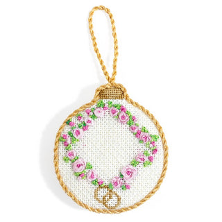 Rosebud Monogram Ball Ornament Kit
