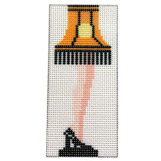 A Christmas Story Leg Lamp Printed Canvas Two Sisters Needlepoint 
