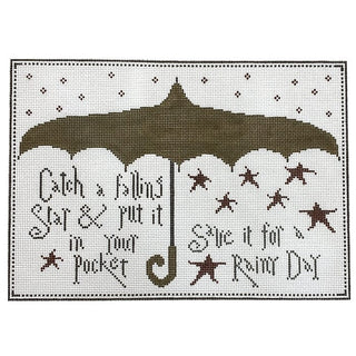 A Falling Star Painted Canvas Ewe & Eye 
