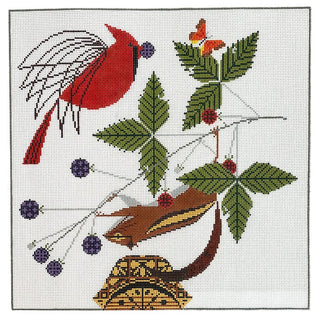 A Good World on 13 Painted Canvas Charley Harper 
