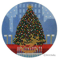 A New York Holiday - Rockefeller Center Printed Canvas Kirk & Bradley 