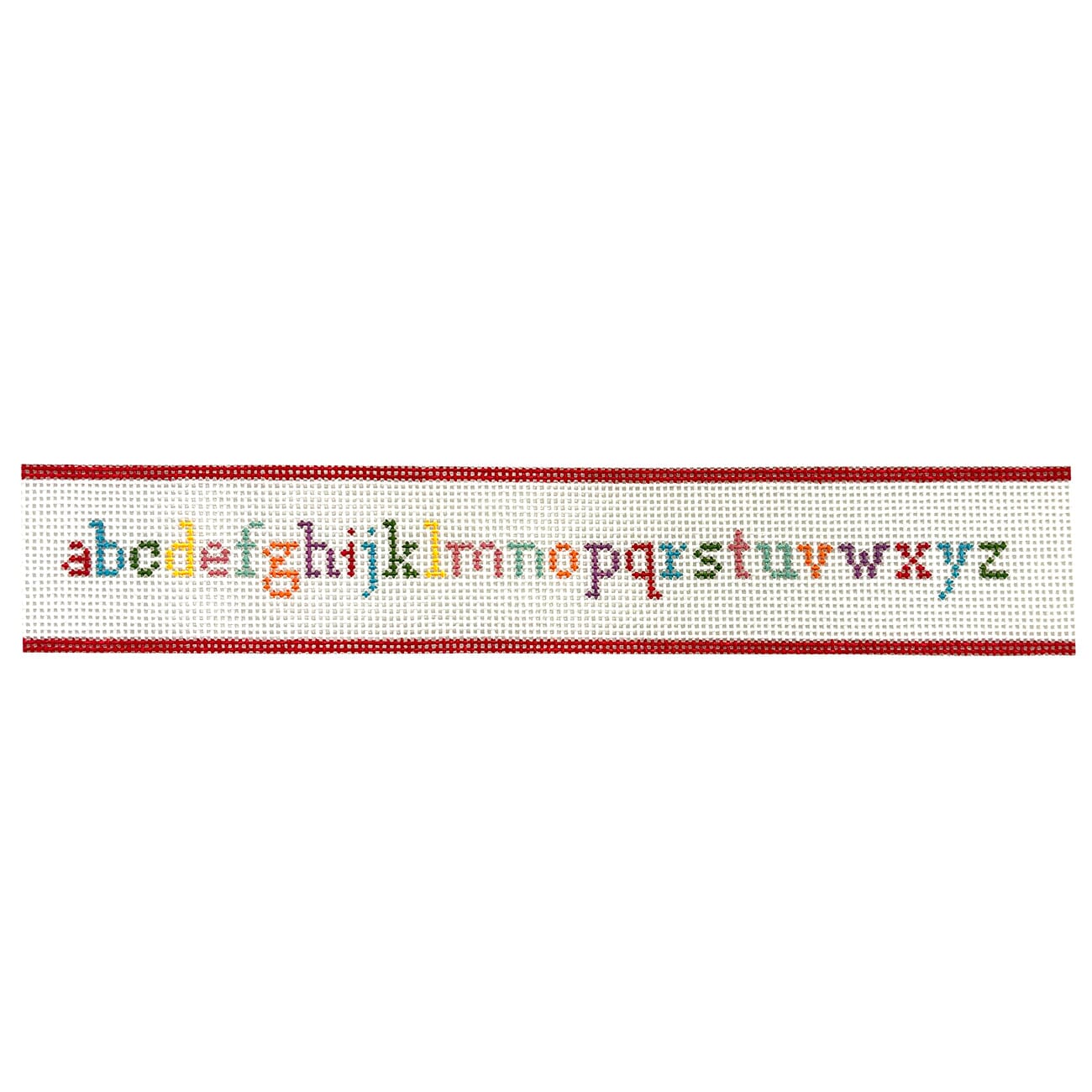 ABC Key Fob Painted Canvas Bell House Designs 
