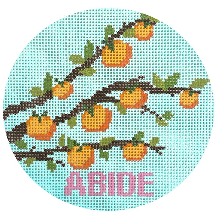 Abide   John 15:5 Painted Canvas Atlantic Blue Canvas 
