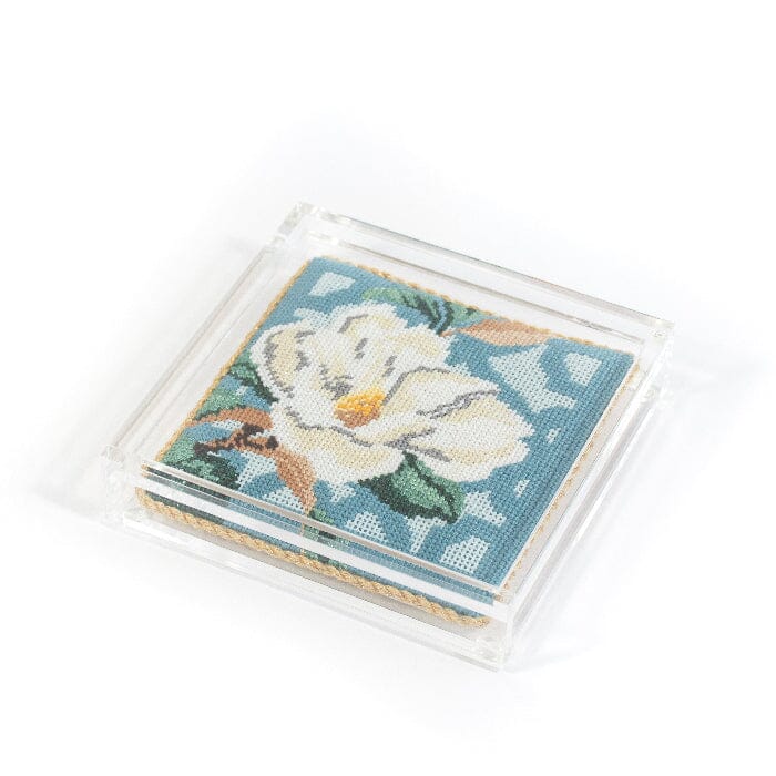 Acrylic Coaster 4" for Needlepoint