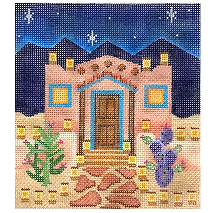 Adobe Luminary House Painted Canvas Pepperberry Designs  - 1