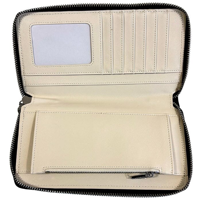 All In Wallet   Black & Ivory Leather Goods Rachel Barri Designs 
