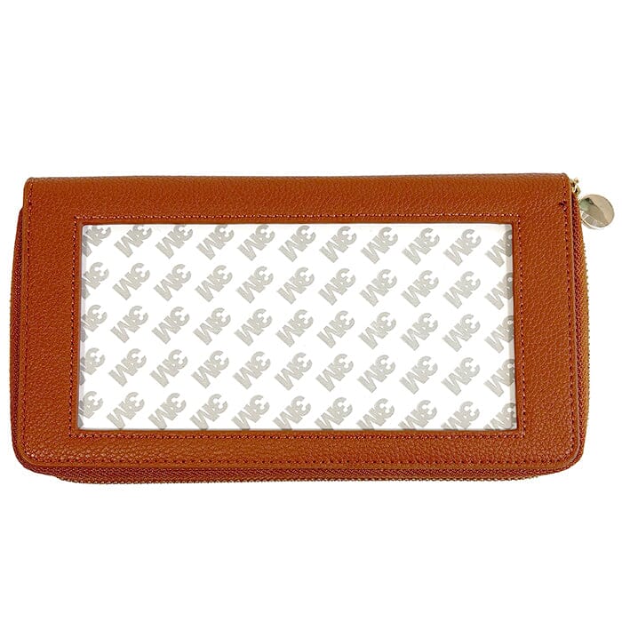 All-In Wallet - Cognac & Pink Leather Goods Rachel Barri Designs 