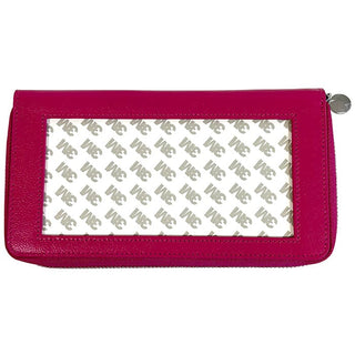 All In Wallet   Hot Pink & Tangerine Leather Goods Rachel Barri Designs 
