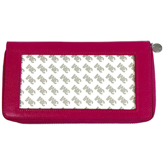 All-In Wallet - Hot Pink & Tangerine Leather Goods Rachel Barri Designs 