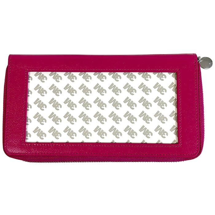 All In Wallet   Hot Pink & Tangerine Leather Goods Rachel Barri Designs 
