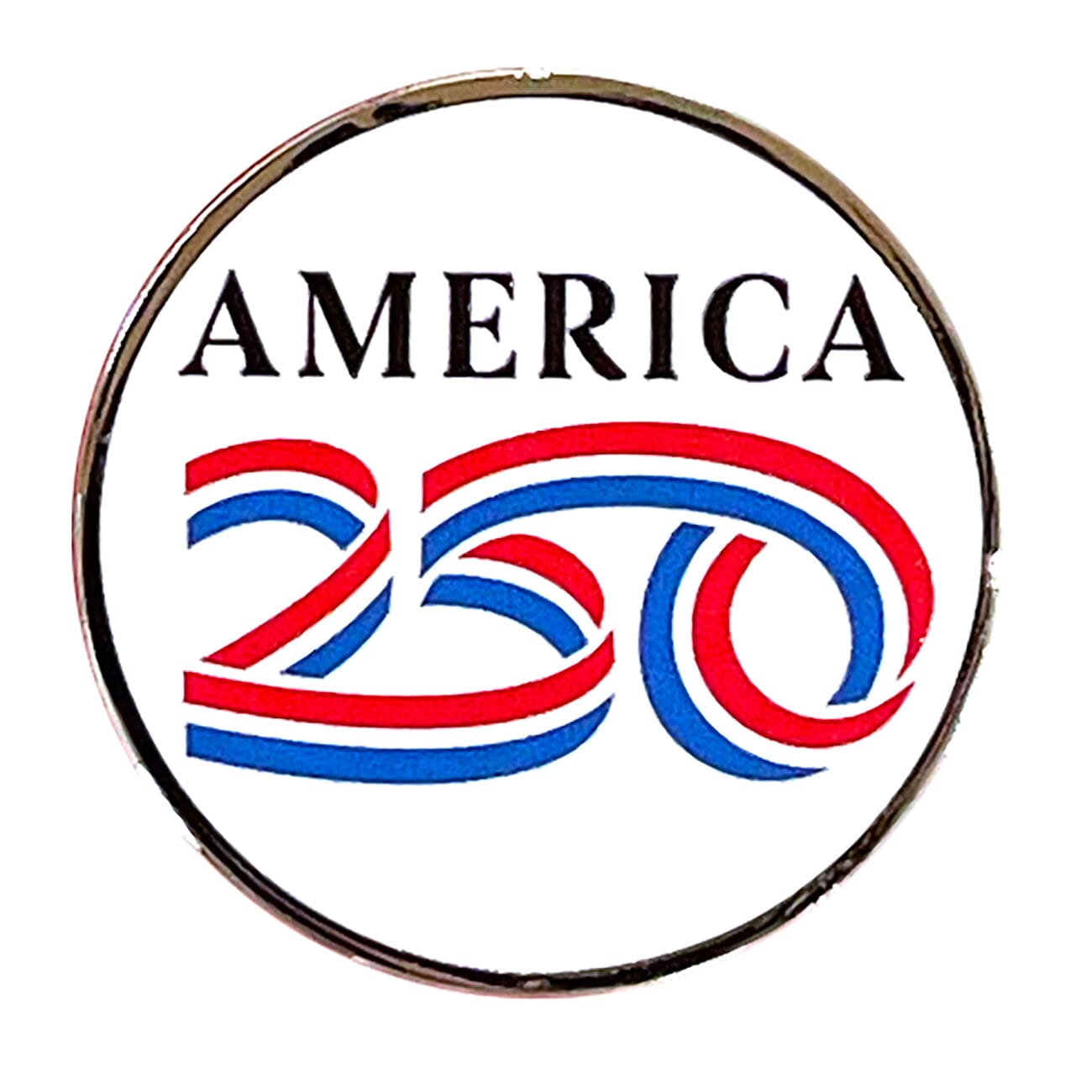 America 250 Round Enamel Magnet Painted Canvas Kate Dickerson Needlepoint Collections  - 1