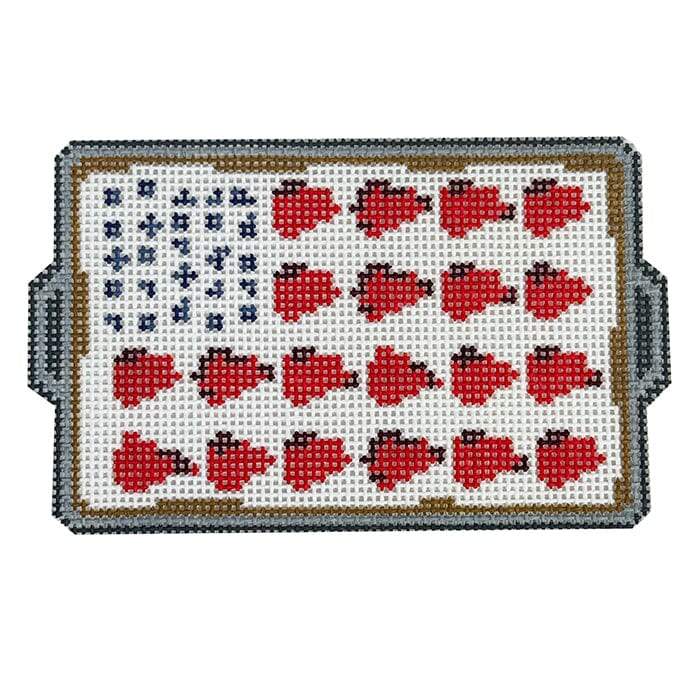 American Flag Cake Printed Canvas Francis Abel Studio 