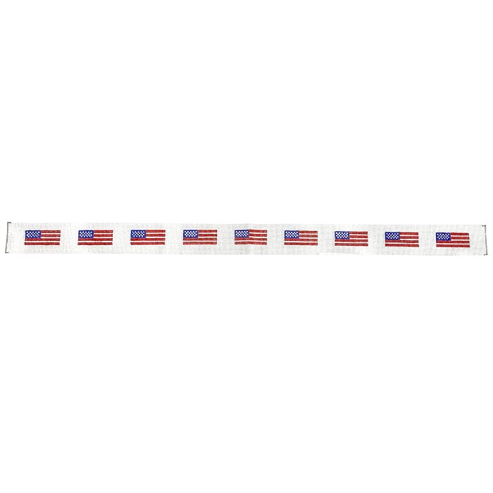 American Flag Dog Collar Painted Canvas HSN Designs 