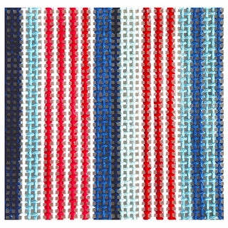 Americana Candy Stripes on 18 Painted Canvas Chris Lewis Distributing 
