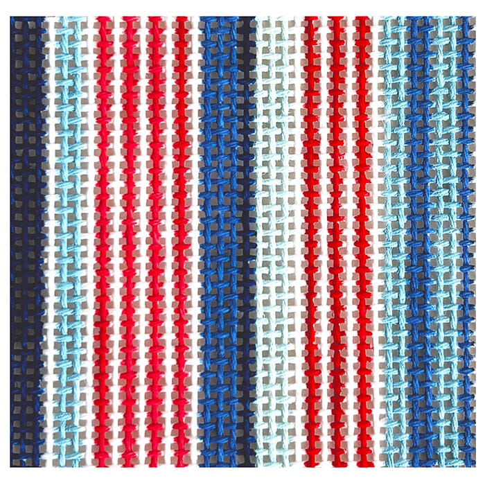 Americana Candy Stripes on 18 Painted Canvas Chris Lewis Distributing 
