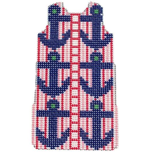 Anchors Shift Printed Canvas Two Sisters Needlepoint 