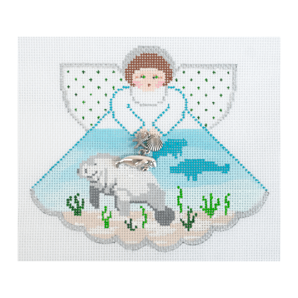 Angel: Manatee Madness Painted Canvas Painted Pony Designs  - 1