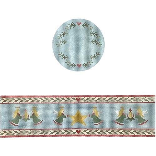 Angels hinged box with hardware Painted Canvas Funda Scully 
