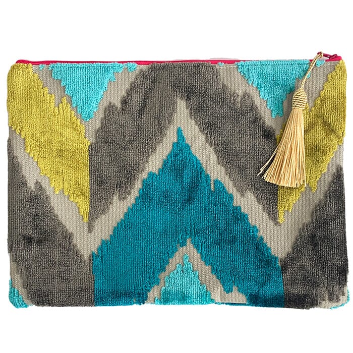 Anna Clutch   Multicolored Chevron Accessories Colors of Praise  - 1