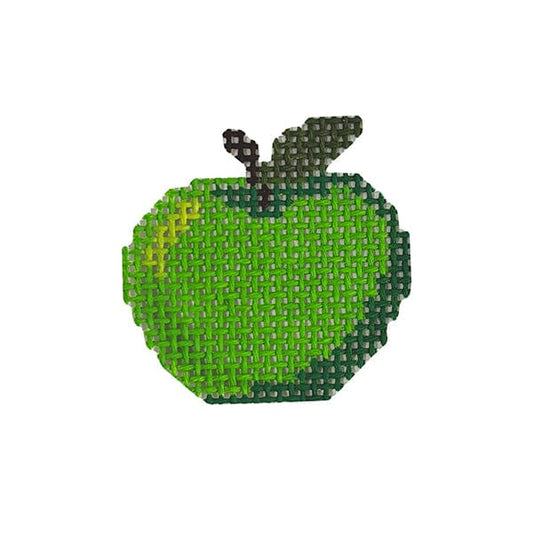 Apple Mini - Green Painted Canvas MF Needlepoint 